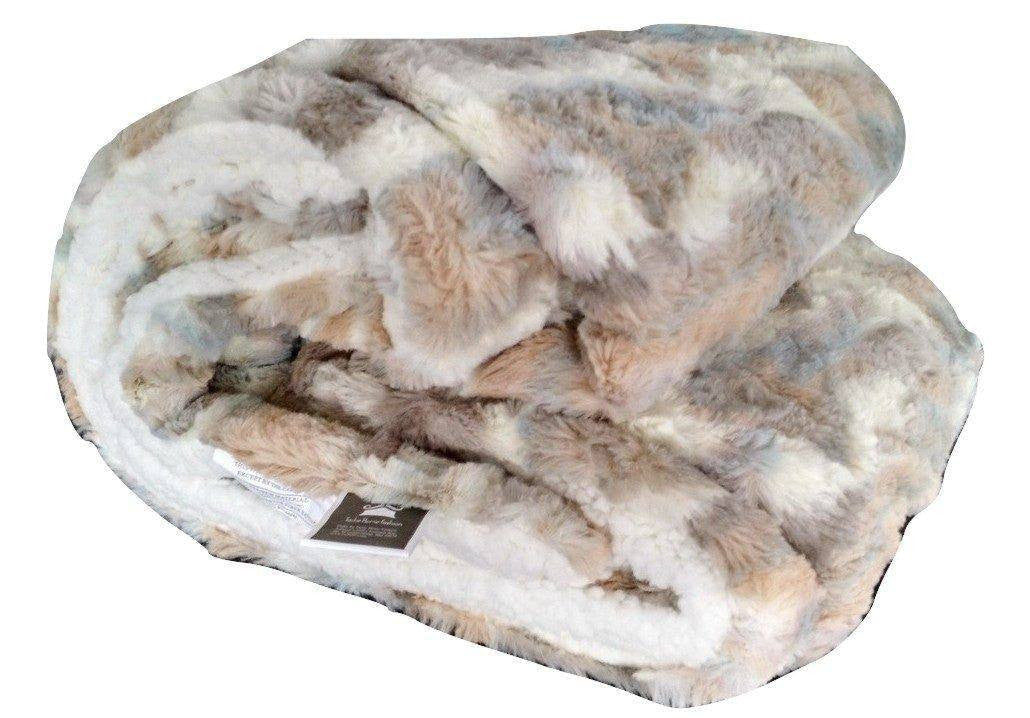 Luxe Faux Fur Throw Blanket