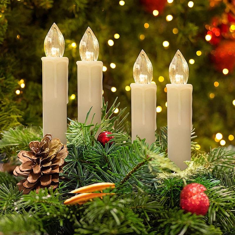 Flameless LED Taper Candles with Remote