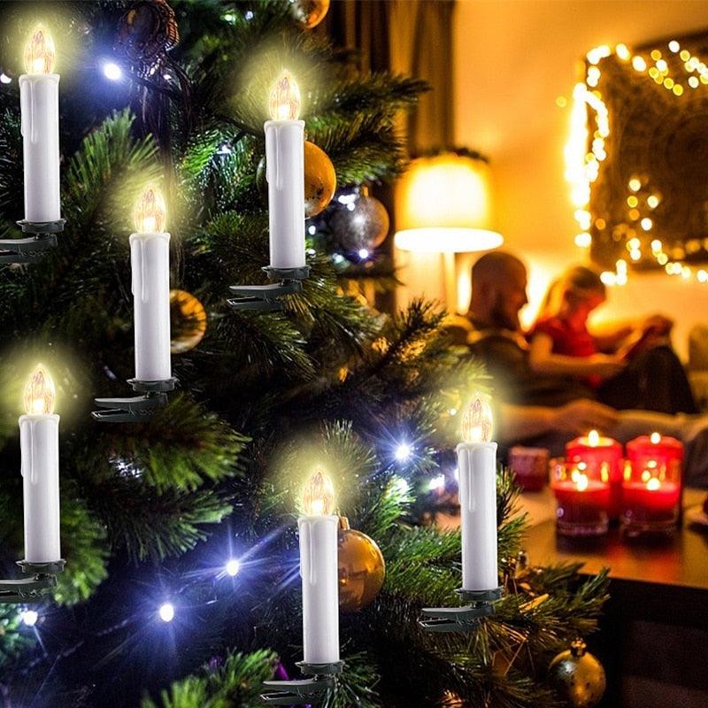 Flameless LED Taper Candles with Remote