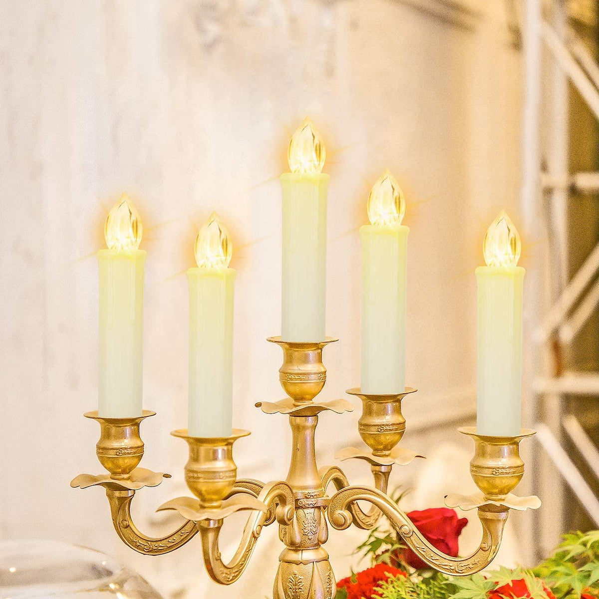 Flameless LED Taper Candles with Remote