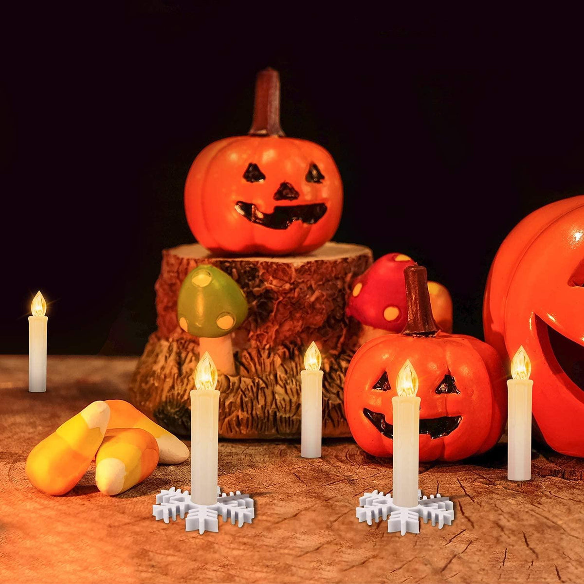 Flameless LED Taper Candles with Remote